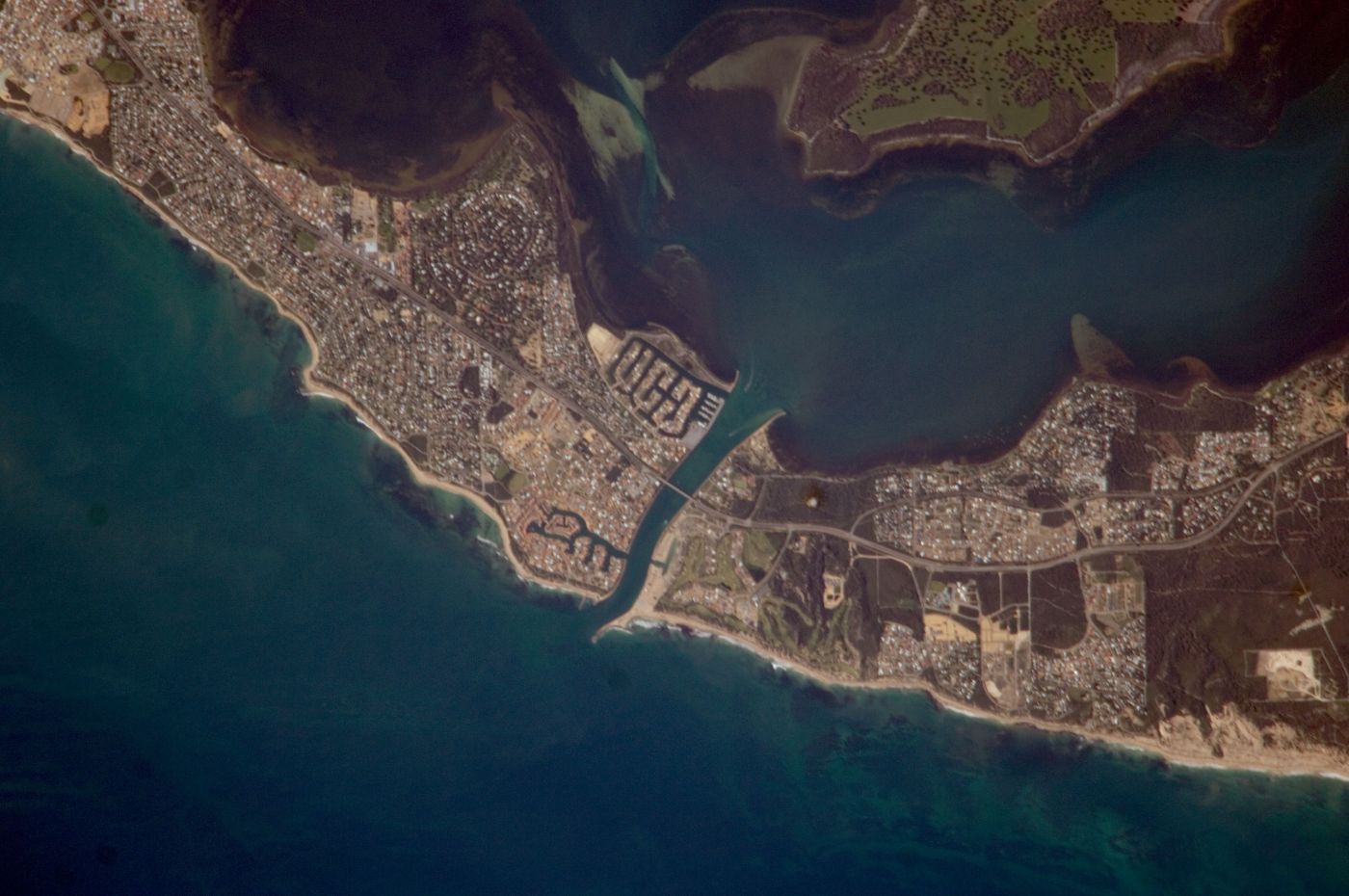 Dawesville from International Space Station - 2008