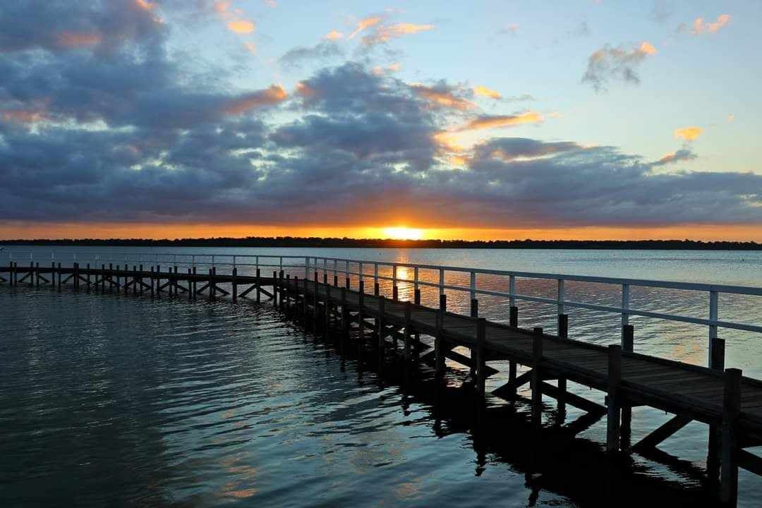 Sunrise Over The Bridge To Nowhere<br><br>©  Tracey Marinkovic