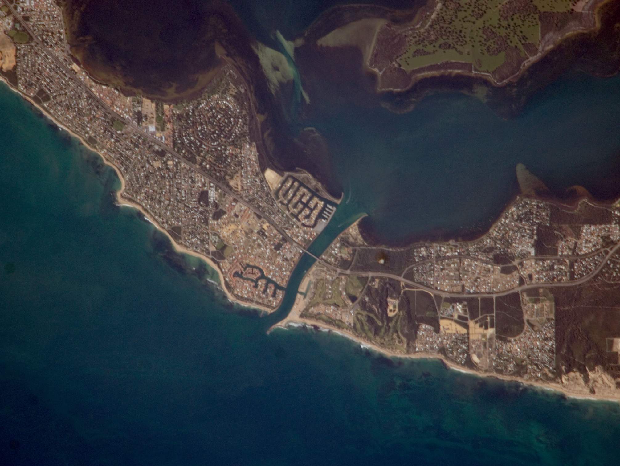 Dawesville from International Space Station - 2008