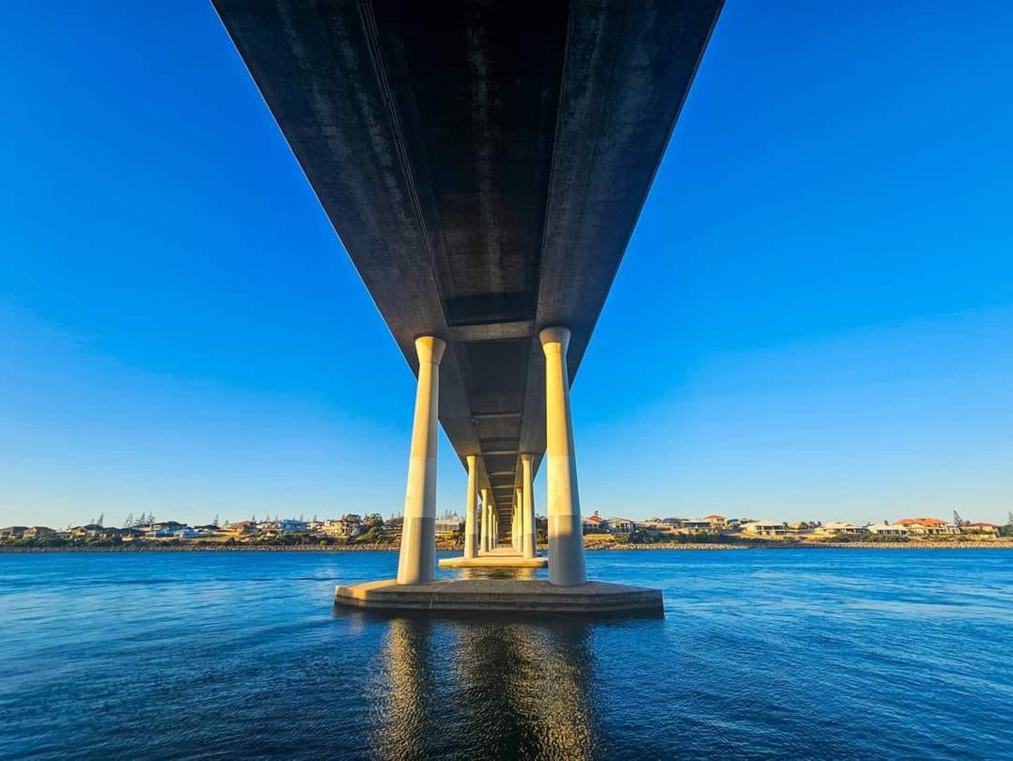 Under the Dawesville Bridge<br><br>© Chelle Fisher